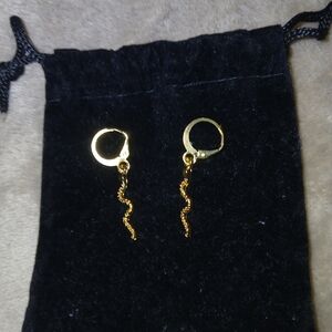 Elegant Gold Dangle Earrings